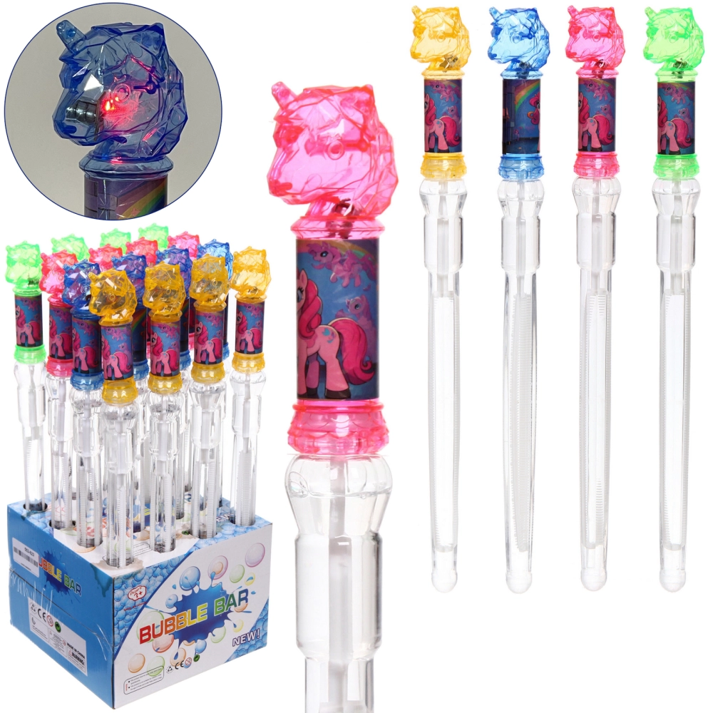 Мыльные пузыри «Единорог» 46 см, 150 мл, с подсветкой