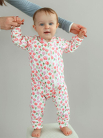 Комбинезон растущий "Тюльпаны", Крем