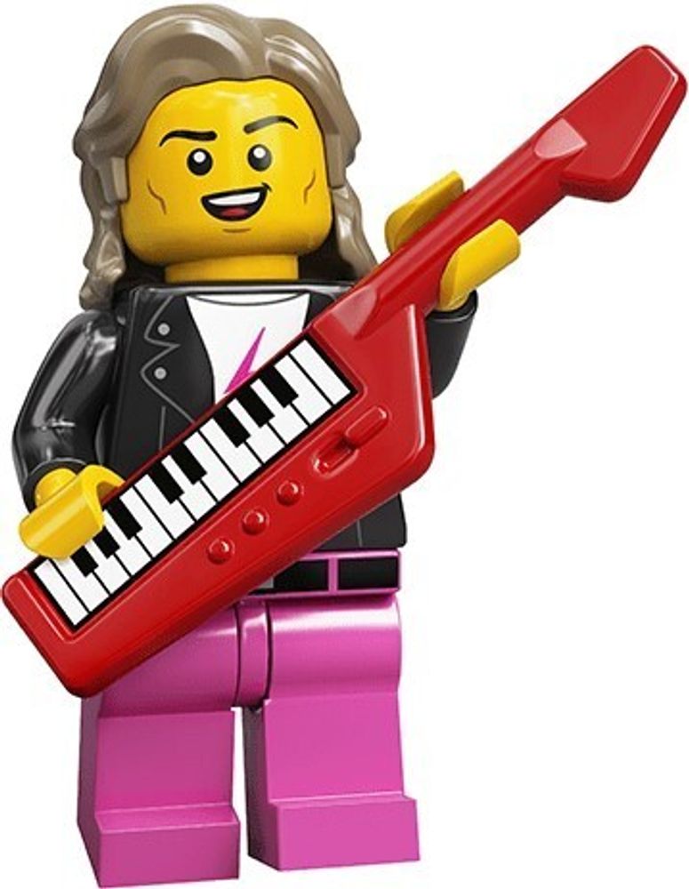 Минифигурка LEGO    71027 - 14 Музыкант 80-х