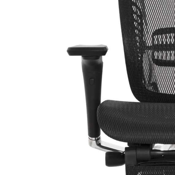 Кресло EXPERT 2 SPRING RSPM 01 (сидение MAX с поднож, подлокотн 6D(360), сетка чёрн/каркас чёрн)