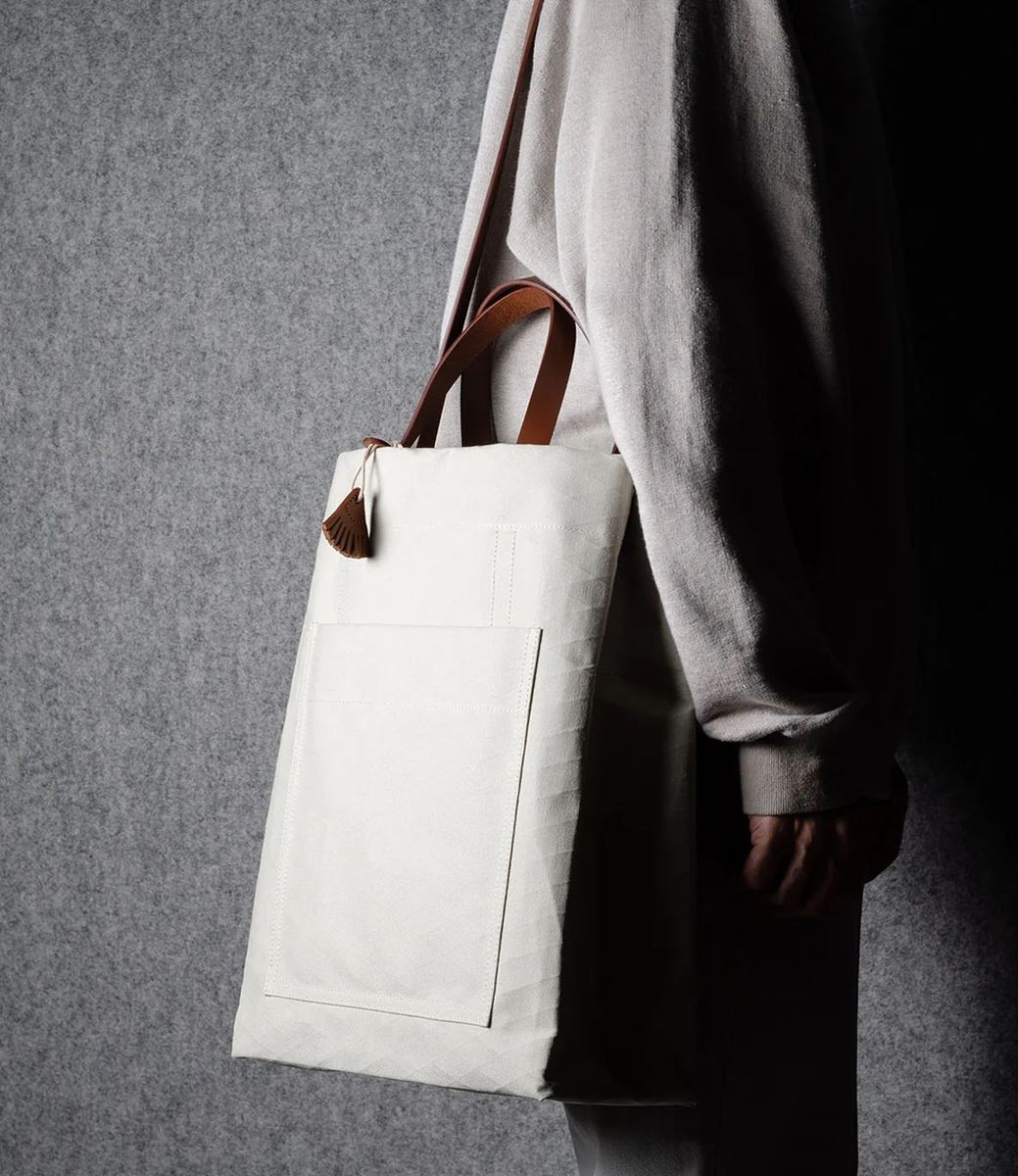 Hard Graft Keeper Tote Bag Natural — сумка-тоут из хлопка