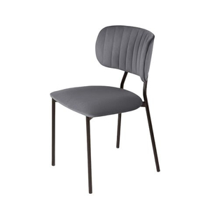 Стул Frost, бархат серый 27