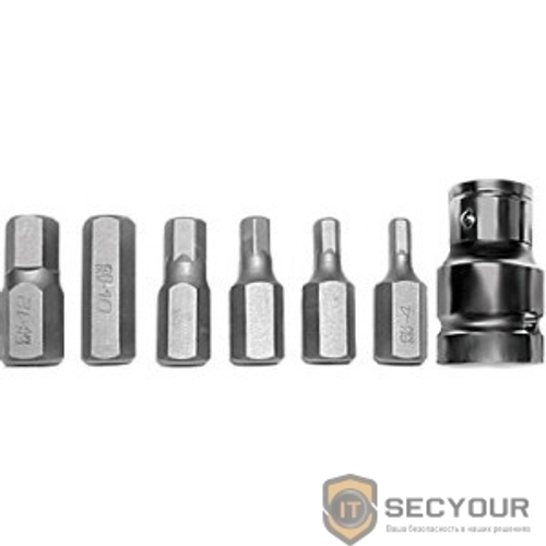 Набор бит 7шт 6-гранных CrV