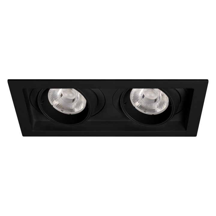 Светильник MS-VORTEX-BUILT-S210x117-2x20W Warm3000 (BK-BK, 40 deg, 230V) Arlight 058443