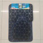 Набор для ванной и туалета 3 пр. «Rubin» ( 2 коврика 50*80+50*40, 1 чехол на крышку унитаза)синий