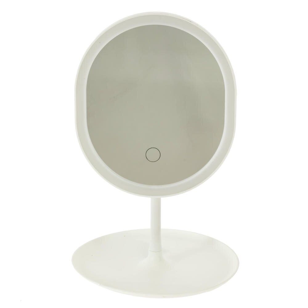 GAEM Зеркало настольное (подсветка USB 0,25м) , L18 W18 H28 см