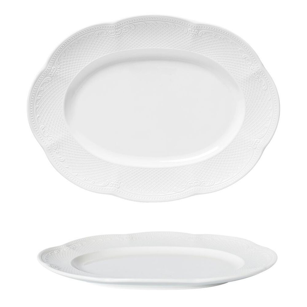 Блюдо овальное 24*18 см h2,8 см Aristocrat Noble [1]