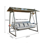 Раскладные качели из алюминия GRAF IV, серый