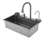 Мойка многофункциональная НЕРЖ (75х46мм) ГРАФИТ  САВОЛ