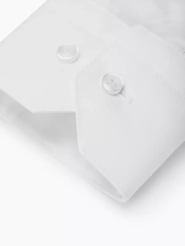 Рубашка на невысокий рост LOW SLIM FIT с длинным рукавом, белая