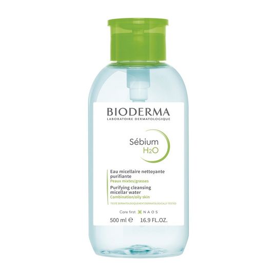 Bioderma Sebium H2O Мицеллярная вода с помпой, 500 мл