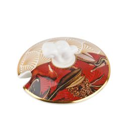 Сахарница с ложкой "Casablanca" 10х9,5см v=250мл (фарфор) (подарочная упаковка)