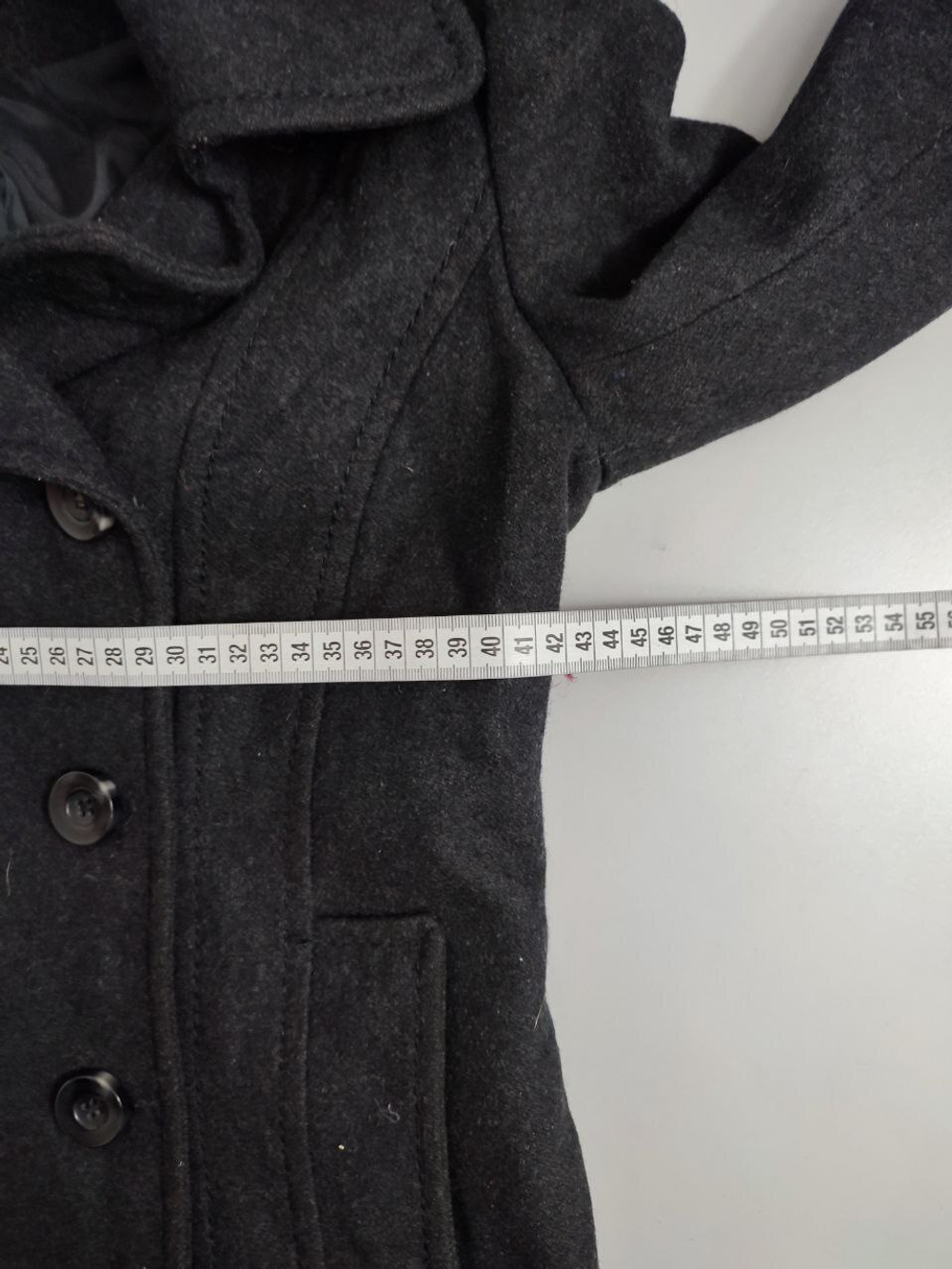 Пальто-жакет Oodji с шерстью 42 размер