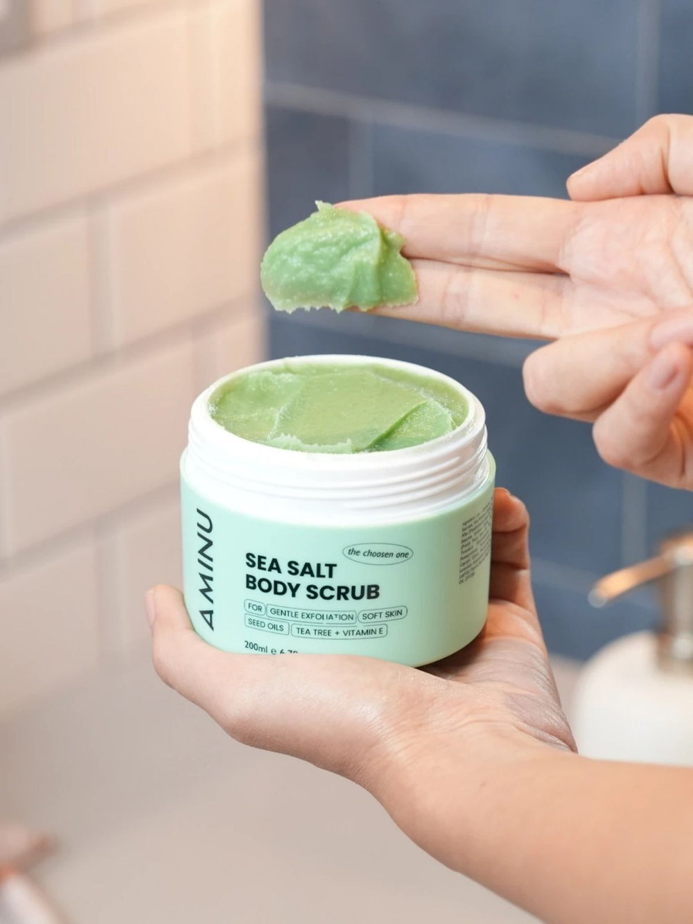 AMINU SEA SALT BODY SCRUB - скраб для тела с морской солью, 200 мл