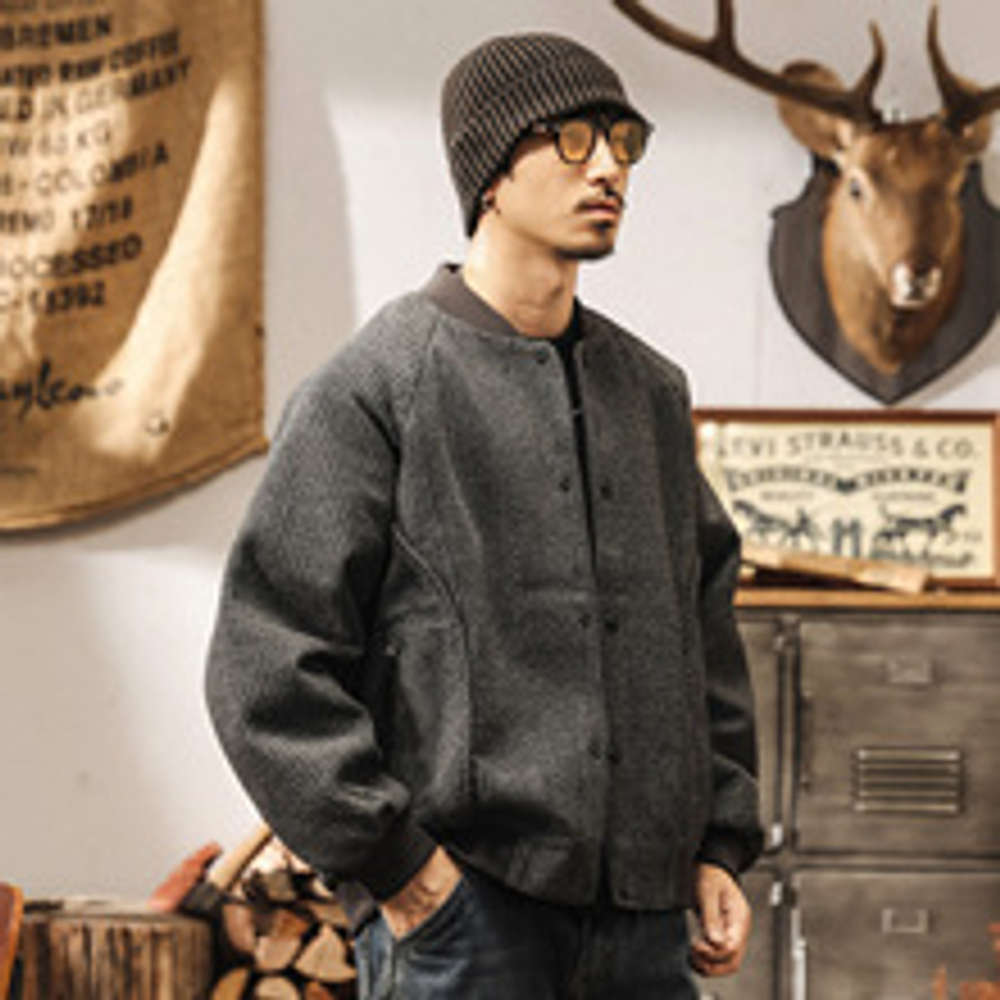 Мужская бейсбольная куртка в американском ретро, весенне-осенняя свободная модная брендовая мужская куртка