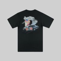  Футболка мужская HUF Triple Beam Dream артикул:TS01522 BLACK - купить в магазине Дайс
