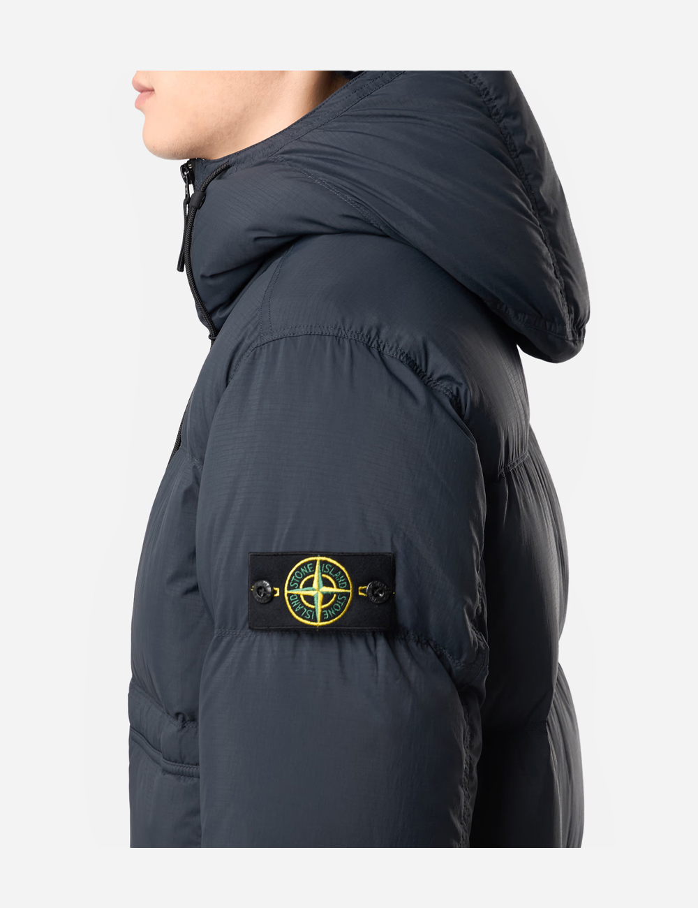 Stone Island Down Jacket Cordura Navy Blue