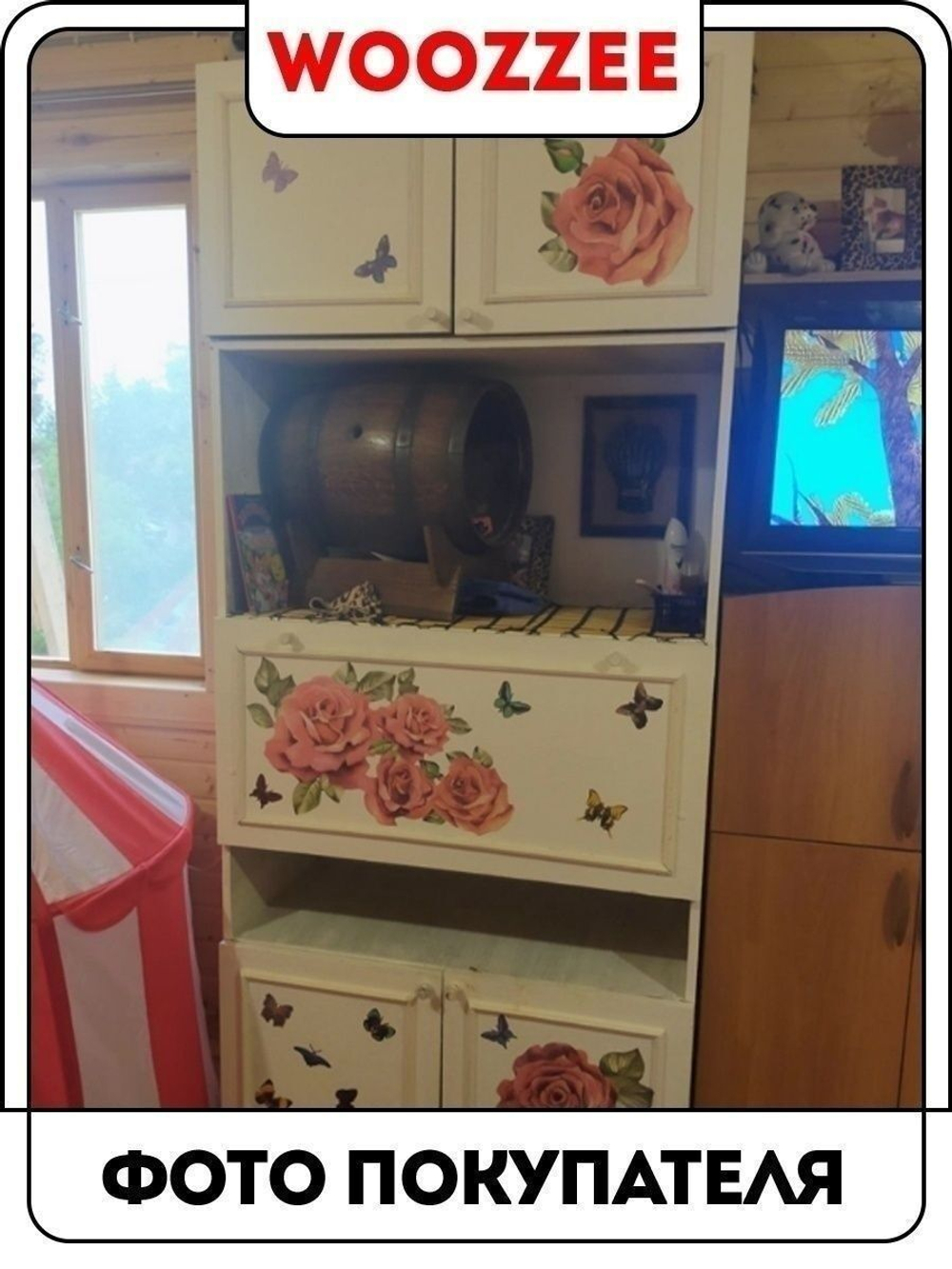 Наклейка декоративная "Розы"