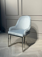 Стул обеденный Ist Casa Фрида, серый, серебро