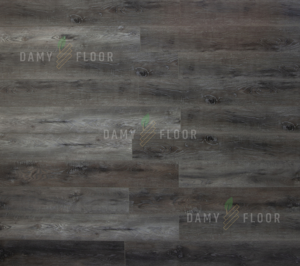 SPC ламинат Damy Floor TCM369-7 Дуб Рустикальный Черный/Rustic Black Oak