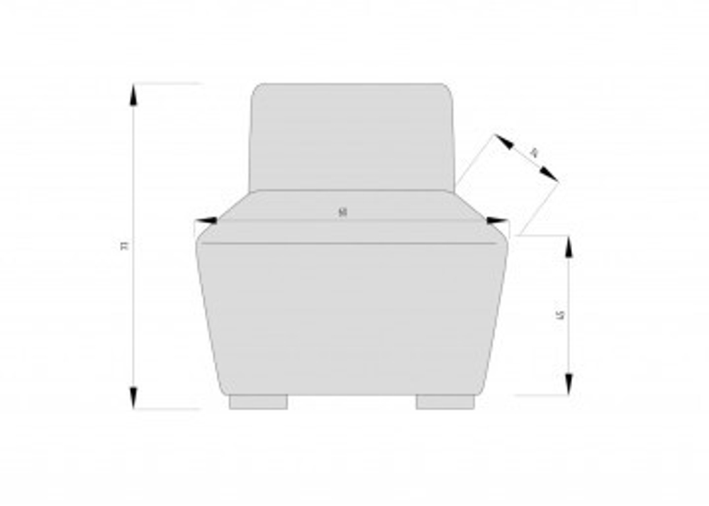 Секция Бальдр одноместная