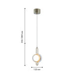 Подвесной светодиодный светильник Favourite Yo-yo 4334-2P