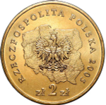 Poland, 2 Złote - West Pomeranian Voivodeship, 2005, Warsaw, MS