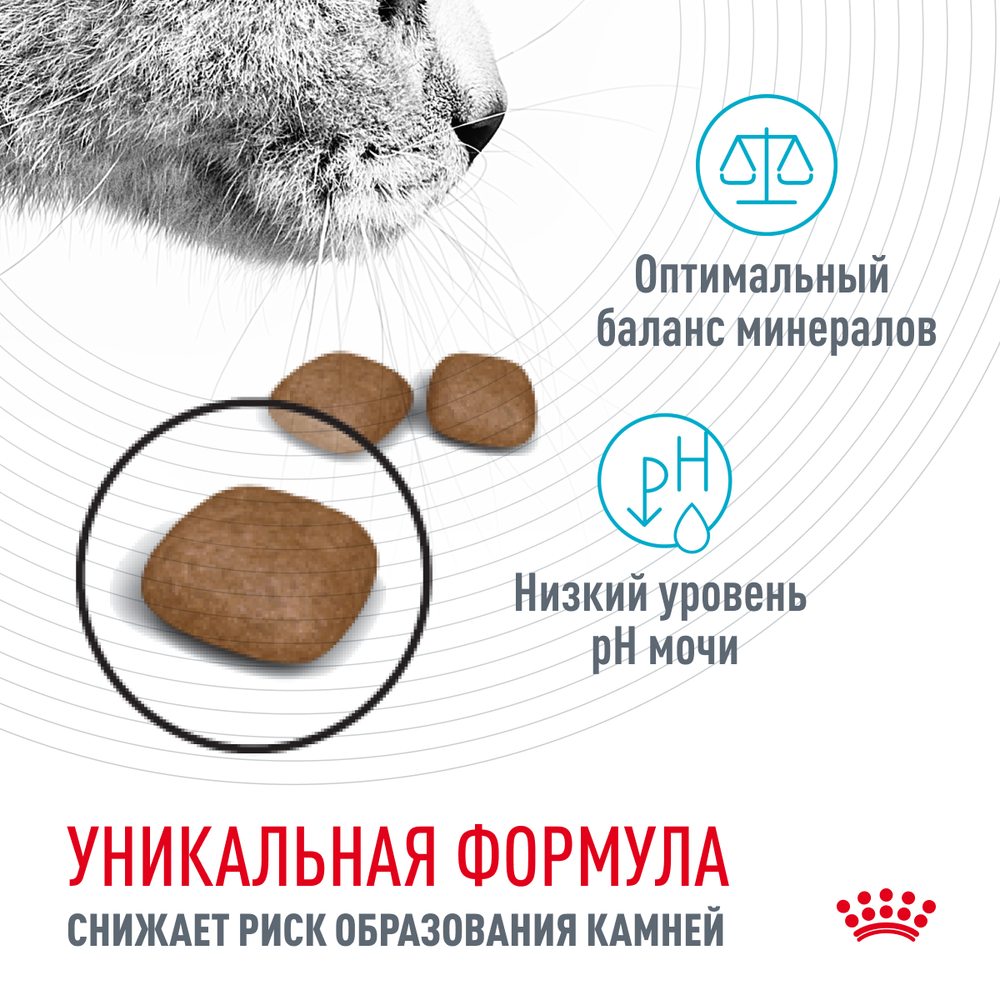 ROYAL CANIN (Роял Канин) Urinary Care Корм сухой для взрослых кошек для поддержания здоровья мочевыделительной системы, 400 г