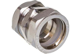 C/P 50, муфта соединительная для гофр.трубы, НИКЕЛЬ