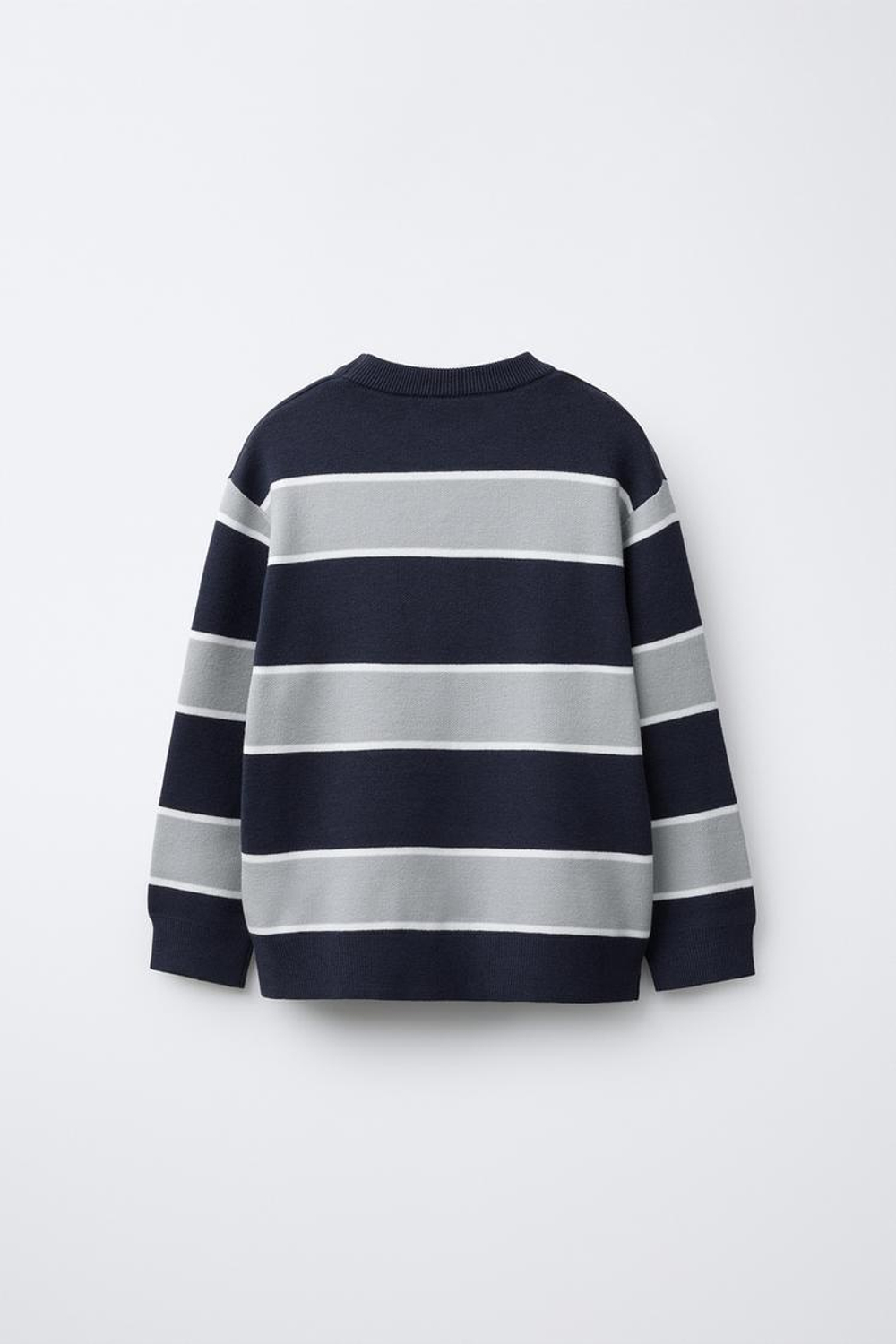 ZARA ОДНОТОННЫЙ СВИТЕР, ПОЛОСКИ