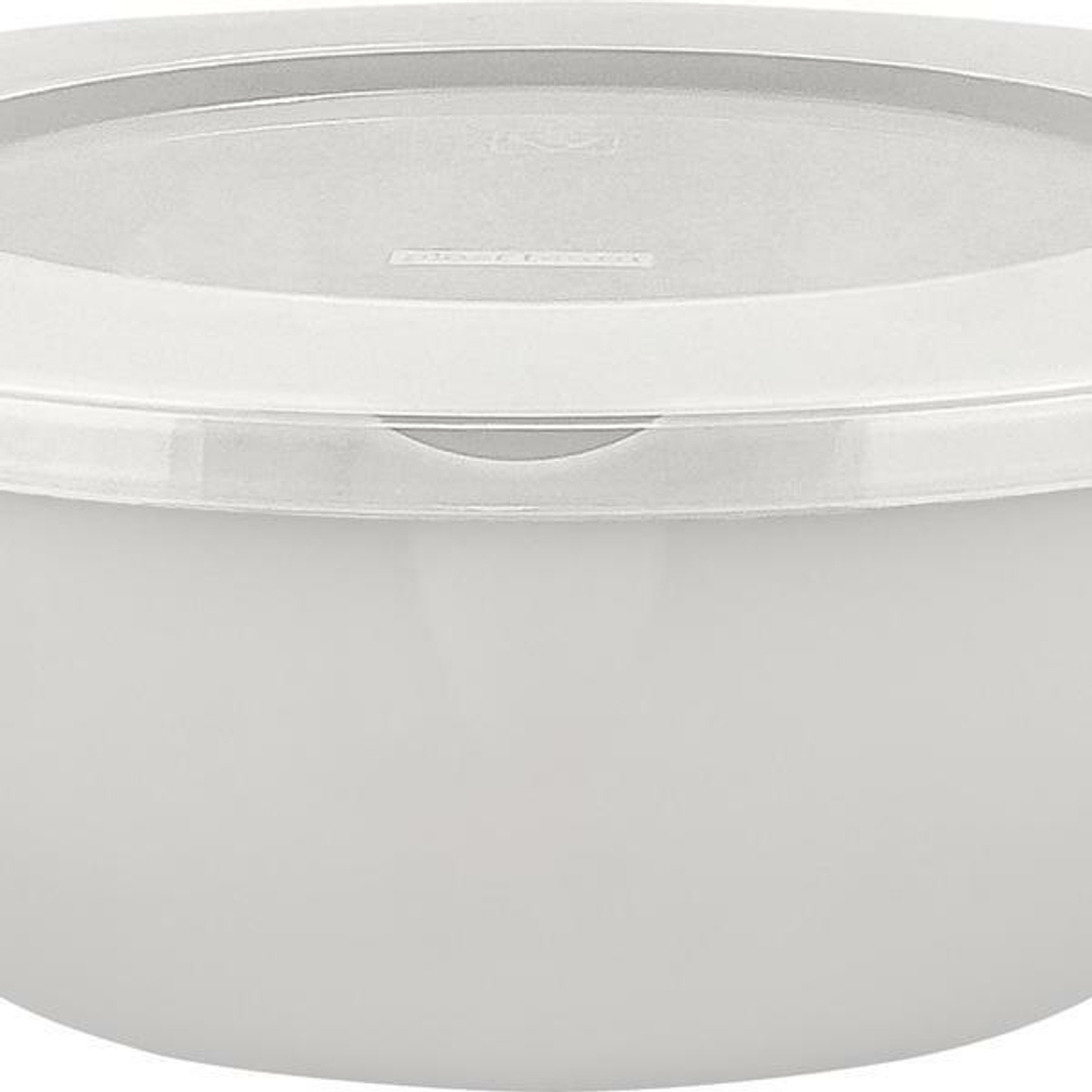 Миска пластиковая 5л с крышкой «HELSINKI» пепельный жемчуг