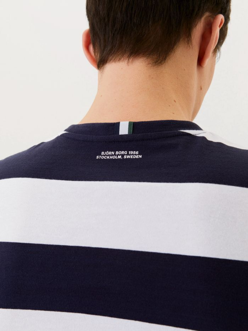 Мужская теннисная футболка Björn Borg Tee Sport M - stripes