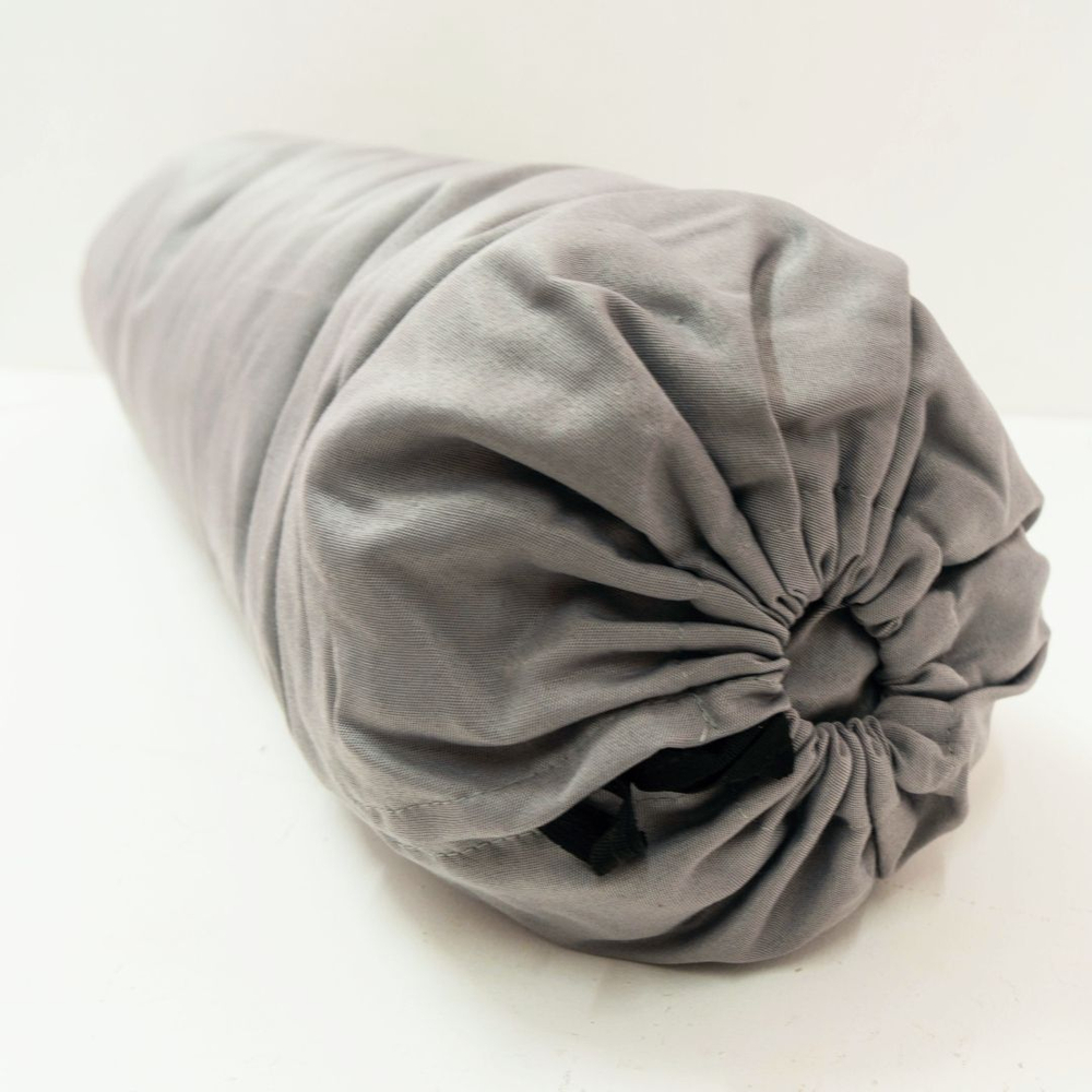 Болстер для йоги Айенгара шерстяной с хлопковым чехлом 75см Рамайога