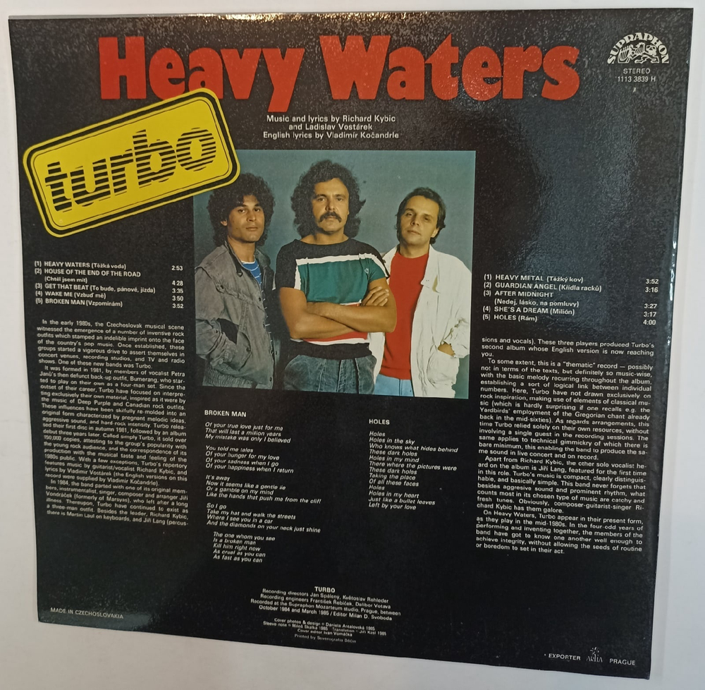 Turbo Heavy Waters (Czechoslovakia 1985)
