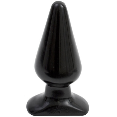 Анальная пробка Butt Plugs Smooth Classic Large - 14 см. (Цвет: черный)