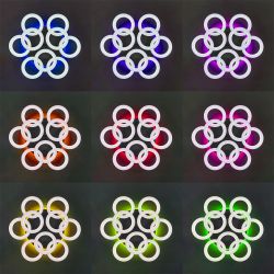 Citilux Паркер Смарт CL225A190E RGB Умная люстра Белая