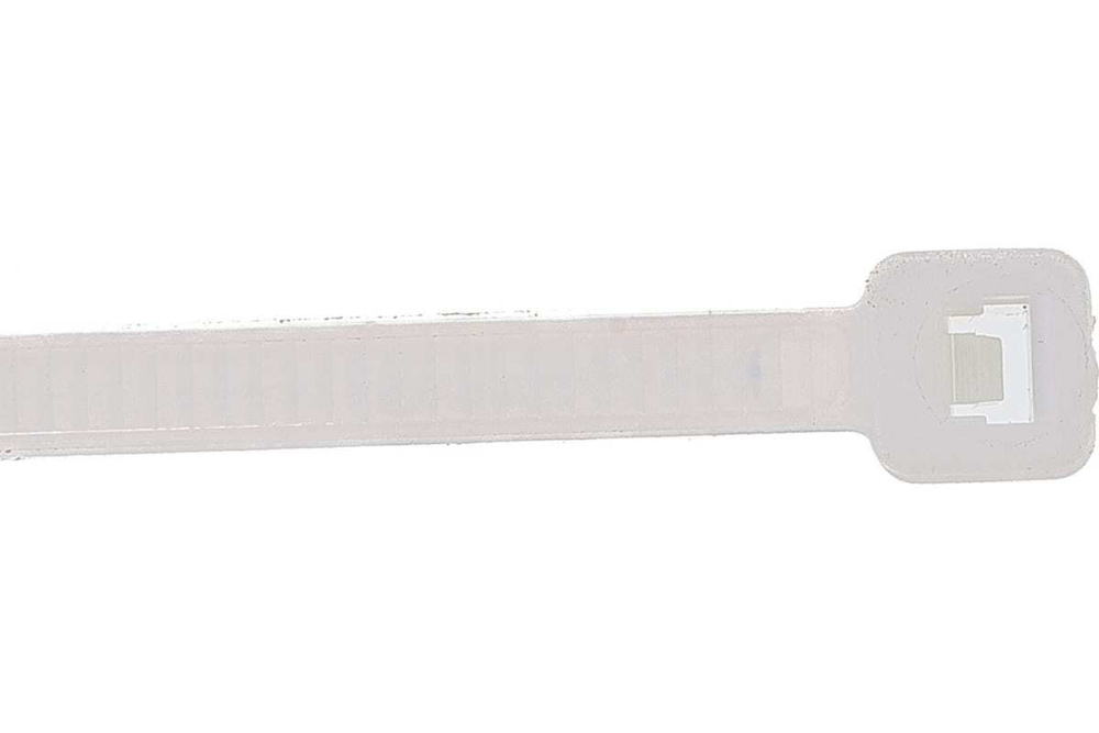 Нейлоновые хомуты Зубр белые, 3.6x300 мм, 100 шт. 309010-36-300