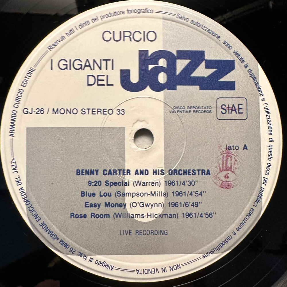 Сборник I Giganti Del Jazz Vol. 26 (Италия)