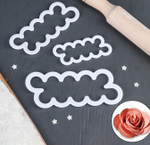 Набор вырубок Роза  3 шт, 16,5х7/13х5/10х4 см