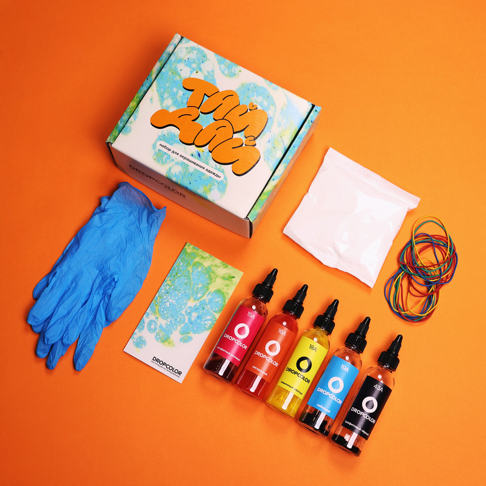 Набор тай-дай 5 цветов #4