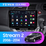 Teyes CC4 Pro 10,2" для Honda Stream 2 2006-2014 (прав)