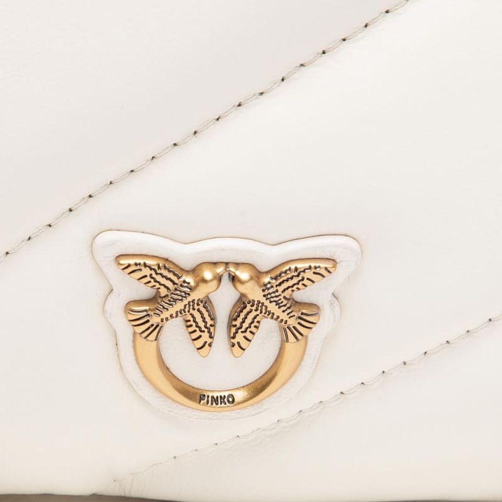 SMALL TWINS BAG MAXI QUILT – white