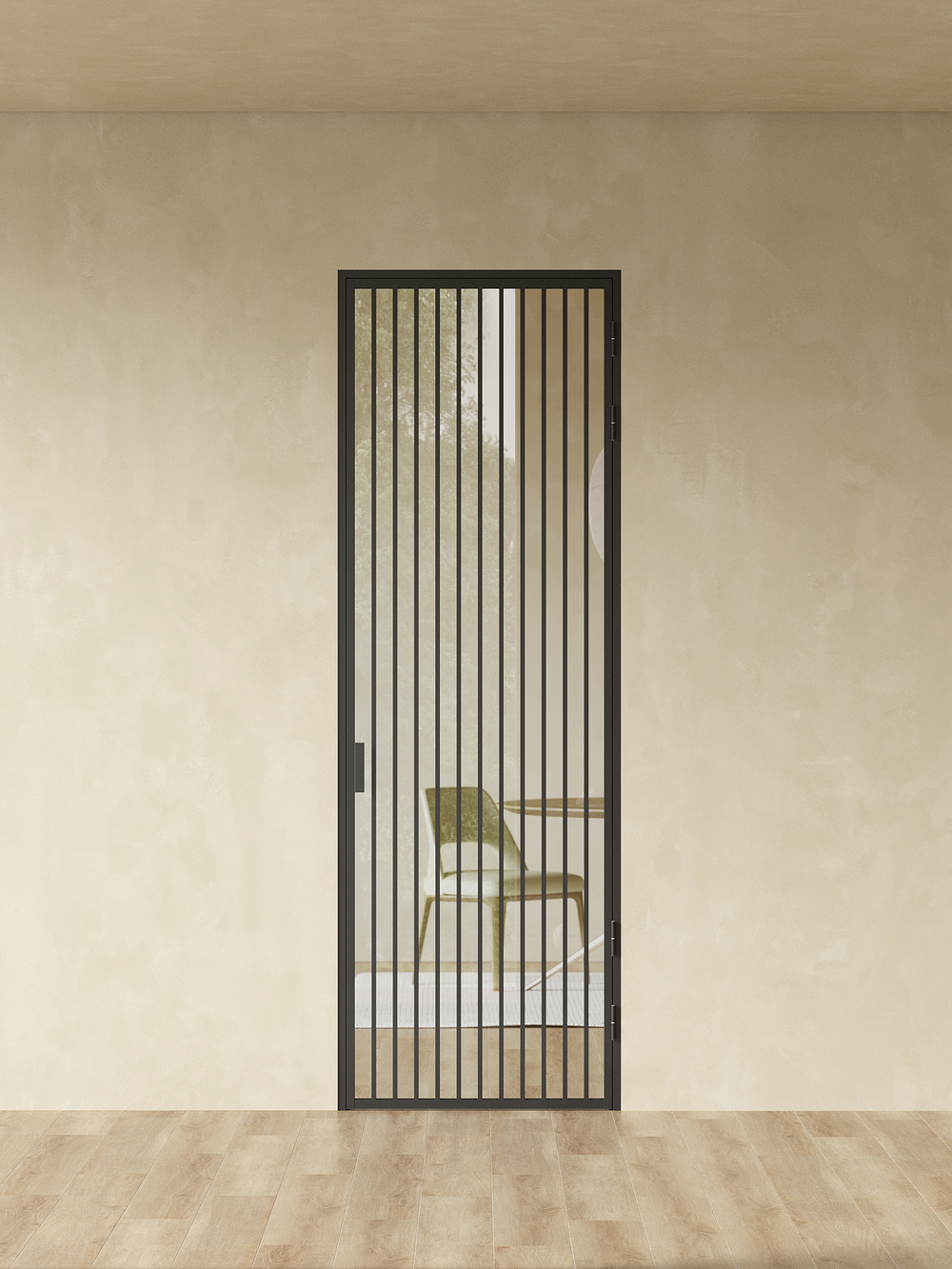 Распашная алюминиевая перегородка Minoli 13