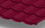 Металлочерепица Ламонтерра -Х VikingMP-E  0,5 мм 3005-Красное вино