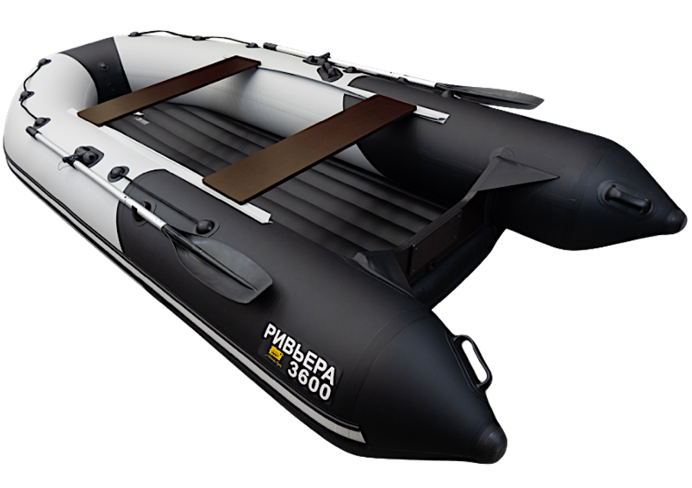 Лодка ПВХ Мастер Лодок Ривьера Компакт 3600НДНД "Комби" -