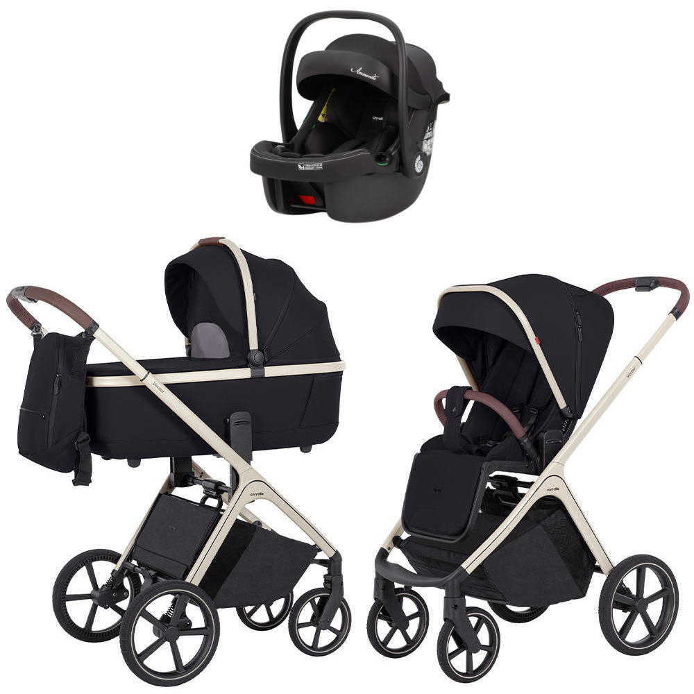 Коляска Carrello Vector CRL-6550 Ammonite AY329 Pro Absolute Black 3 в 1 Pearl Black