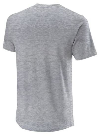 Мужская теннисная футболка Wilson Ace Ace Baby Tech Tee M - heather grey