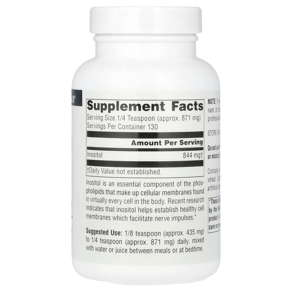 Source Naturals, Чистый инозит в порошке, 113,4 г (4 унции)