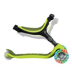 Skuter \ Самокат \ Scooter Globber Skuter Go Up Active işıqlarla yaşıl