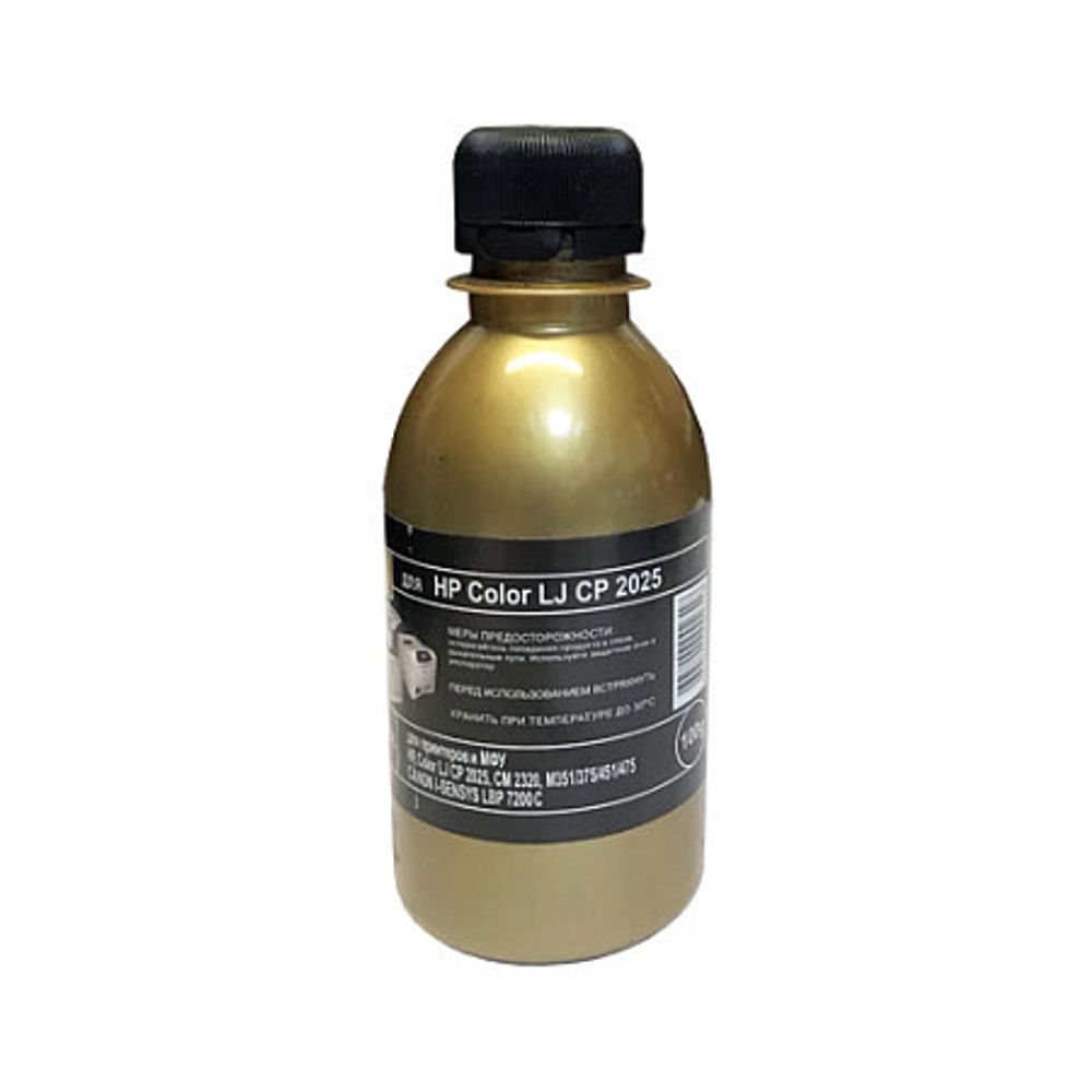 Тонер для HP Color LJ CP 2025/CM 2320 (100гр, черный, glossy, Chemical MKI) Gold ATM